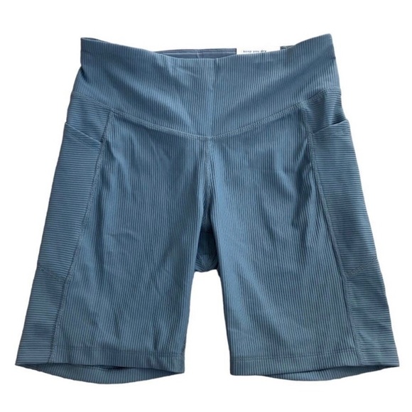 Old Navy High-Waisted PowerSoft Ribbed Compression Biker Shorts 8’inseam Size 4X - Picture 2 of 15